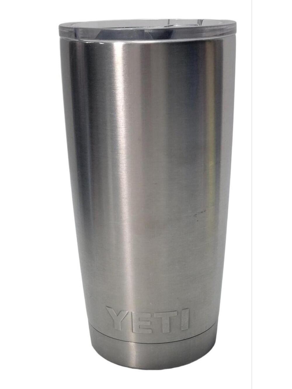 YETI Rambler 20oz Stainless Steel Silver Tumbler with Magslider
